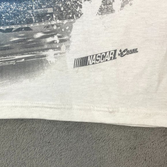 NWOT Y2K '08 NASCAR Chase Authentics All Over Print Daytona Racing T-Shirt M - Picture 4 of 8